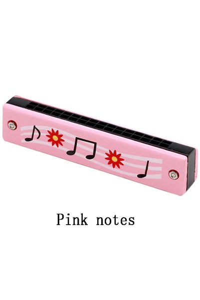 Choice A 1pcs 1/2pcs Children Wooden Harmonica Orff Instrument 16holes Kinder...