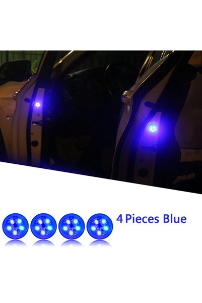 Choice Blue x 4 piece 1/2/4Pcs Car Opening Door Safety Warning Anti-collision...