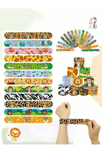 Choice MULTI 24 Random Jungle Party Gifts, Children's Birthday Gifts, Rubber ...