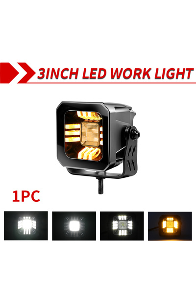 Choice 1PC 3500K 6500K CO LIGHT New 3 inch Led Work Lights White Yellow DRL 4...