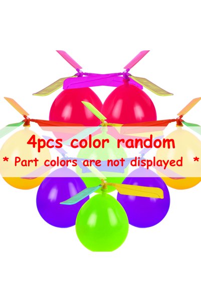 Choice As picture show 4pcs 4/8Pcs Helicopter Balloon Manual Assembly DIY Fly...