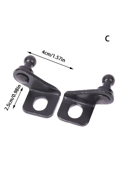 Choice C 1Pair Universal Car Ball Stud Gas Shock Struts Mounting Bracket for ...