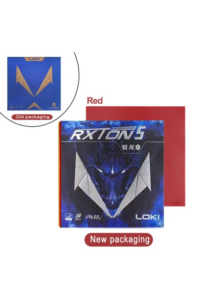 Choice مطاط تنس الطاولة الأحمر LOKI RXTON 5 عالي المرونة، مطاط بينج بونج أحمر...