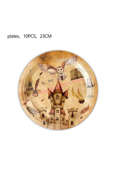 Choice 10pcs 9inch Plates Academy Magics Birthday Party Decoration Harries Bo...