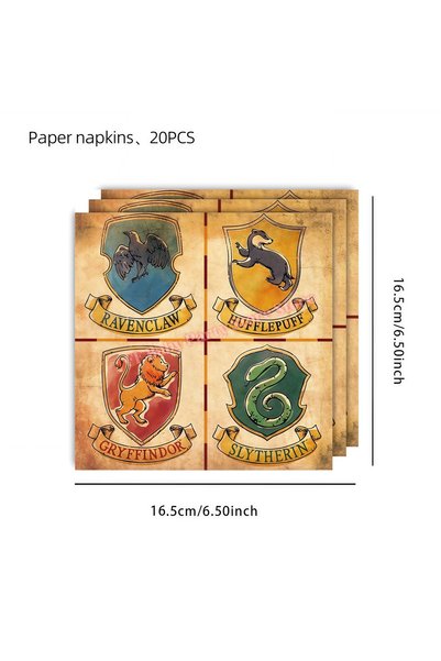 Choice 20pcs Napkins Academy Magics Birthday Party Decoration Harries Boy Bal...
