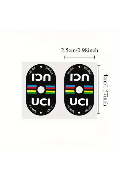 Choice black2PCS 2PCS UCI Certified Bicycle Valve Stickers Scratch Resistant ...