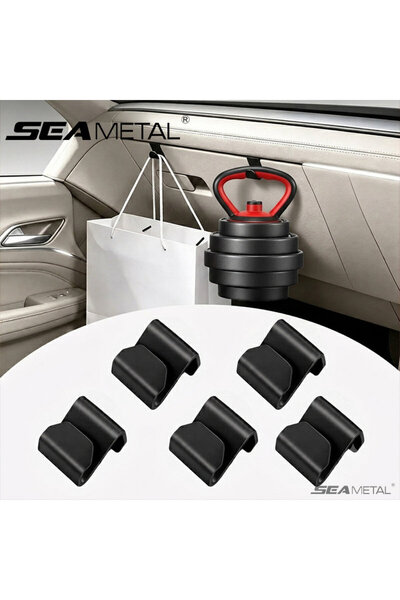 Choice SEAMETAL 5pcs Car Storage Hook Compact Wall Mounted Co-Pilot Glove Box...