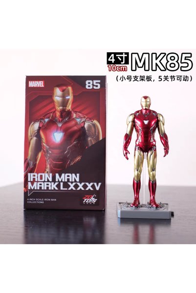 Choice MK85 4 بوصات أصلي 1/10 ZD Toys شخصية آيرون مان MK1 MK2 MK3 MK4 MK5 MK6...