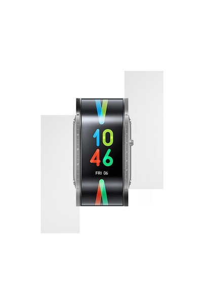 FONIX Set of 2 x Film compatible with ZTE nubia Watch, InvisiFlex Matte, Anti...