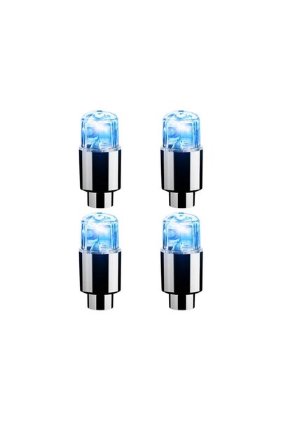 Choice 4Pcs Blue 2/4/8Pcs Colorful LED Wheel Tire Valve Lights Motorcycle Car...