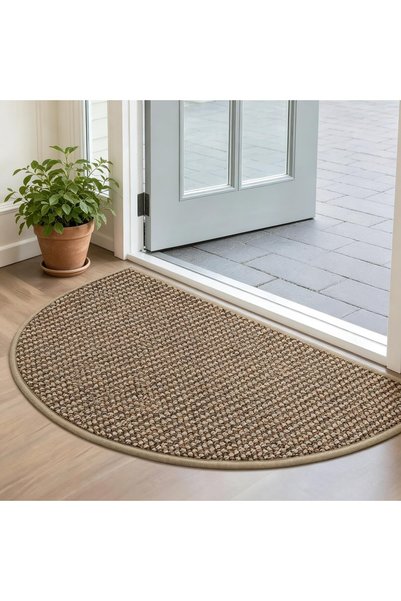 GENERAL Dirt Trapper Door Mat 26" x 40" Half Circle Non-Slip Washable Doormat...