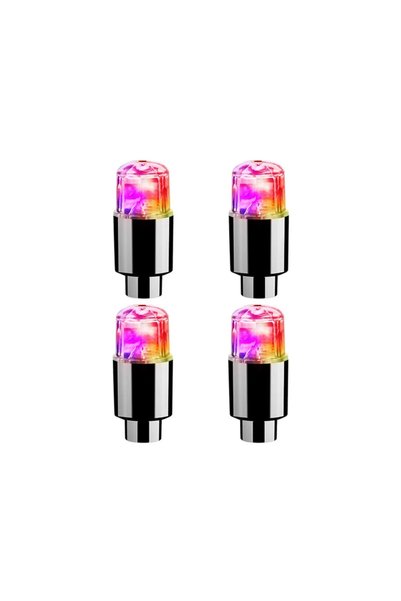 Choice 4Pcs Colorful 2/4/8Pcs Colorful LED Wheel Tire Valve Lights Motorcycle...