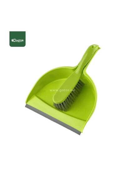 GATOR Dustpan and Brush Set Dust Pan for Home Green