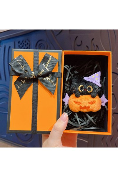 Generic Creative Cartoon Black Cat Doll Keychain Cute Bag Charm Car Keychain