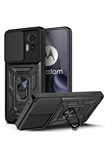 FONIX Θήκη κινητού, συμβατή με το Motorola Edge 30 Fusion, Rugged Shield Lens...