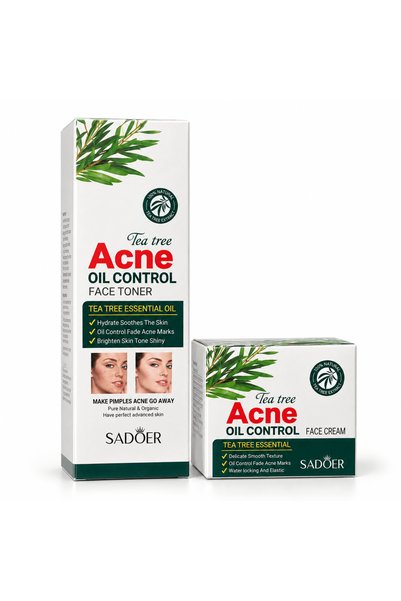 SADOER Tea Tree Toner and Facial Cream Pack
