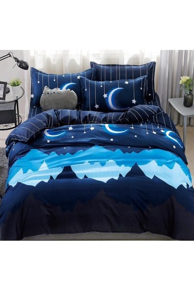 Johny Home Pucioasa Double bed linen, 4 pieces, 2 people, 240x250cm, Satin Co...