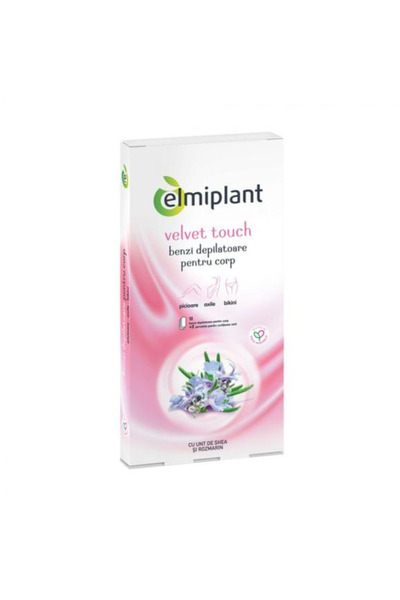 ELMIPLANT Body Hair Removal Strips with Shea Butter and Rosemary - Velvet Tou...