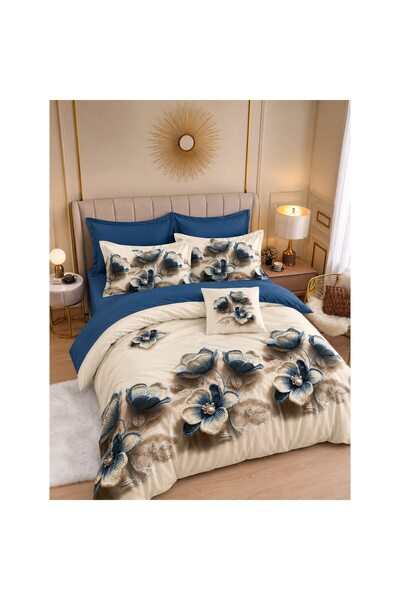 Johny Home Pucioasa Bed linen, 6 pieces, 2 people, 240x250, floral print
