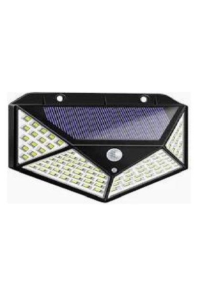 Genos Solar lamp with 100 LEDs and PIR motion sensor, 3 modes, IP65