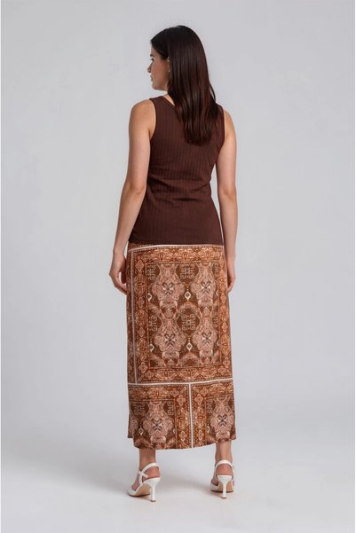 Marilyn Boutique Φούστα Κρουαζέ Paisley