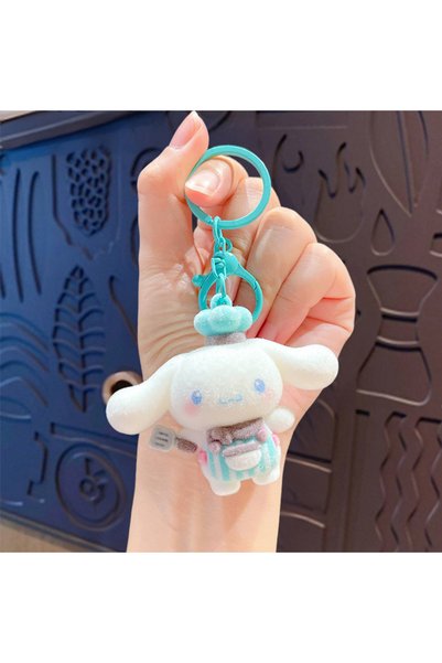 Generic Creative Cartoon Chef Big-Eared Dog Keychain Cute Plush Bag Pendant C...