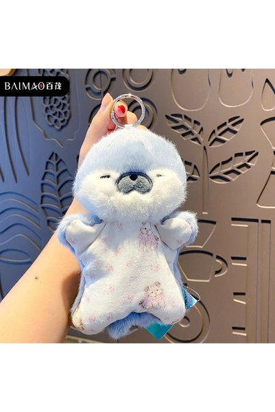 Generic Original 18cm Seal Series Plush Keychain Cartoon Pillow Wrist Pad Squ...