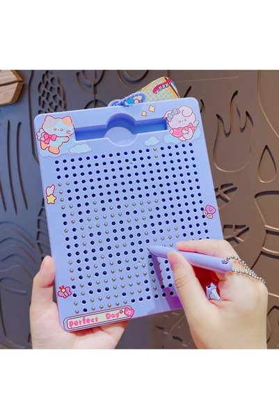Generic Cartoon Creative Decompression Easy Kitten 380 Beads Square Magnetic ...