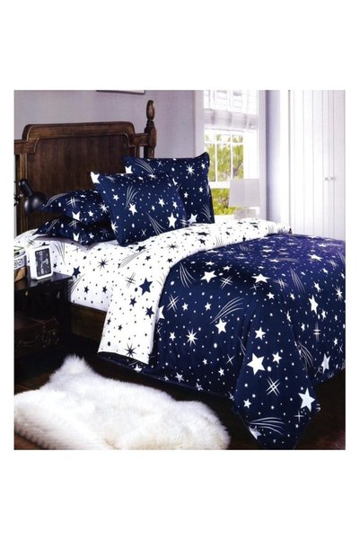 Johny Home Pucioasa Satin Cotton Bedding Set, 7 Pieces, 1 Person, 225x250cm, ...
