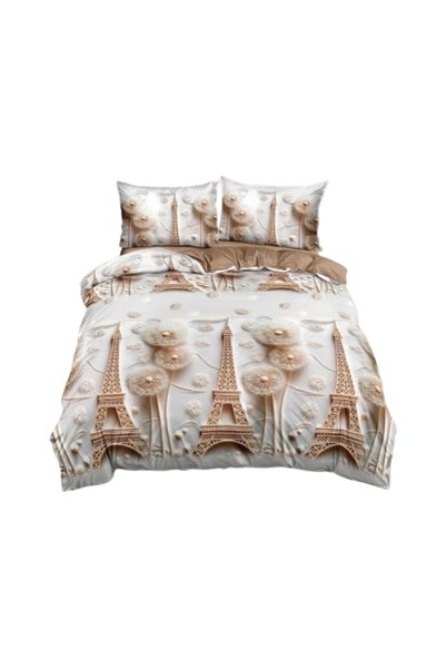 Johny Home Pucioasa 4-piece bedding set, with elastic, 2 people 180x200 cm, d...
