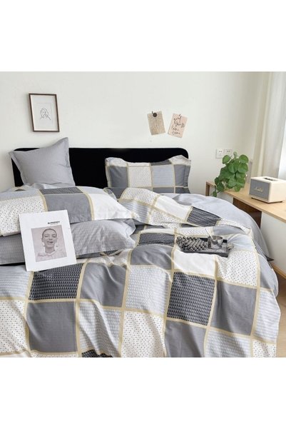 Primavara Double bed linen, Spring, Fitted Sheet, Cotton, 4 pieces, 2 people,...