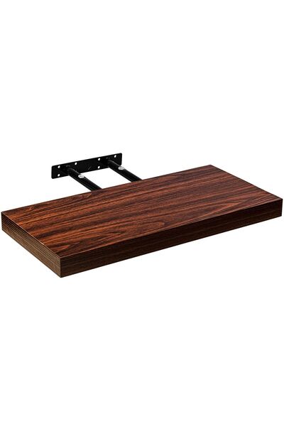 STILISTA Raft de perete, lungime 110 cm, lemn inchis