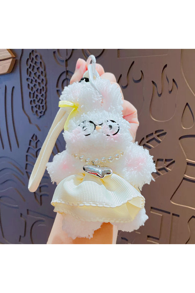 Generic Cartoon Plush Twister Rabbit Doll Keychain Pendant Cute Couple School...