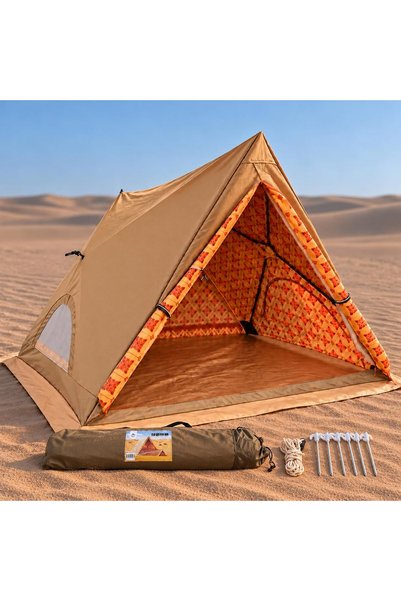 AutoFamily Auto Family Triangular Camping Tent, Portable Outdoor Hiking Tent,...