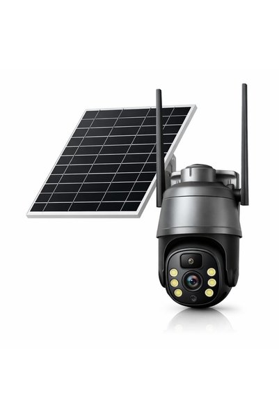 CHAPPELINE Intelligent Solar PTZ Security Camera with Solar Panel, 5G SIM Sup...