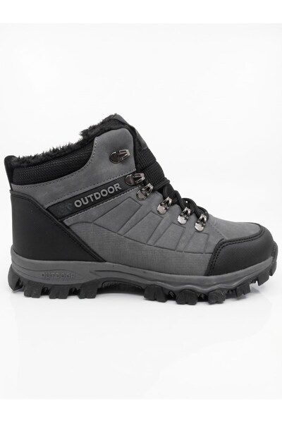 Hayo Men's Non-Slip Sole, Water-Resistant, Fur-Lined Outdoor Winter Boots