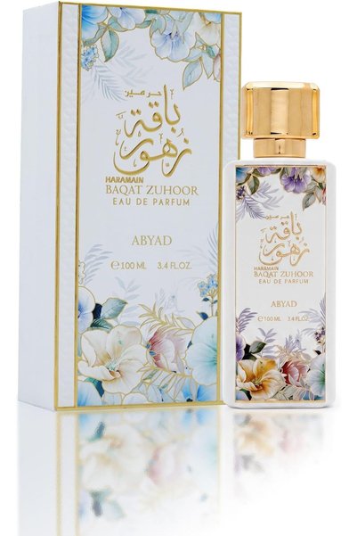 Al Haramain Baqat Zuhoor Abyad Eau de Parfum 100ml – Long Lasting Arabic Frag...