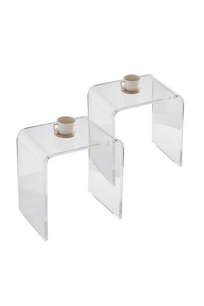 VEVOR Masă din acril, Dimensiuni produs: 415 x 305 x 460 mm, Material princip...