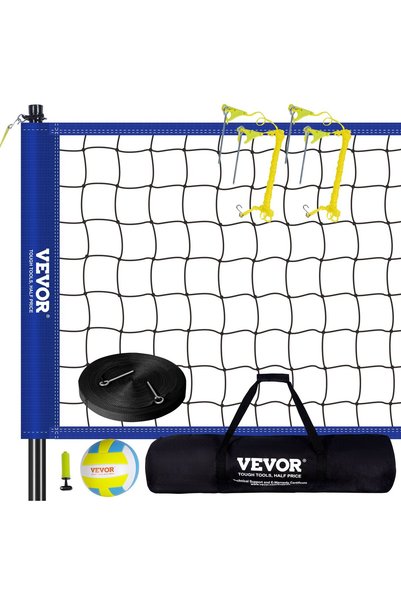 VEVOR Volleyball net, Material: steel, ‎Polyethylene (ON), Model number: JH-202