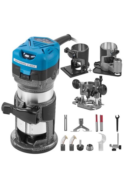 VEVOR Freză electrică pentru lemn, Viteză: 10.000-30.000 RPM, Greutate produs...