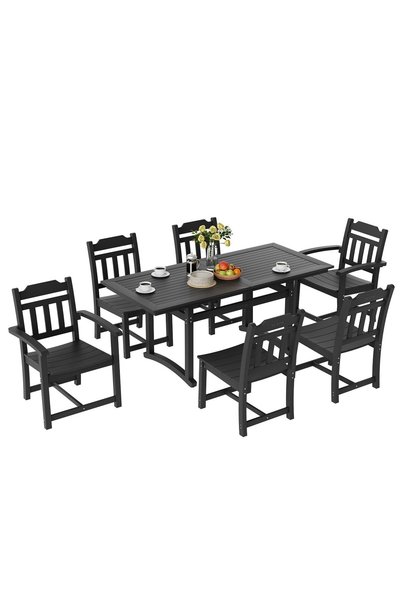 VEVOR Set de masă, Material: polistiren cu impact ridicat (HIPS), Culoare: ne...