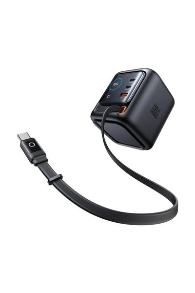 Mcdodo Încărcător FreeGo 100W GaN cu cablu USB-C retractabil de 1m, 2 porturi...