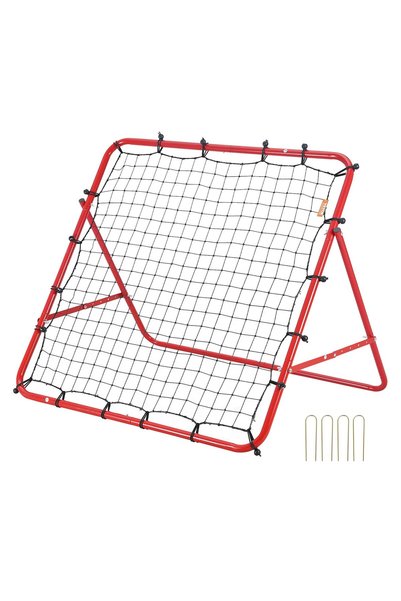 VEVOR Rebounder de fotbal, Material: tub de fier și plasă ON, Număr model: XH-04