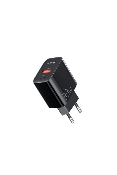 Mcdodo Încărcător de perete 33W cu două porturi USB PD/QC, Negru