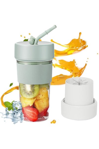 DURKU Portable Blender for Smoothies & Shakes, with 350ml Travel Cup and Lid,...