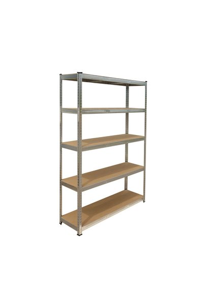 Relaxdays Metal storage rack 10052510_8344, 5 shelves, max. capacity 875 kg (...