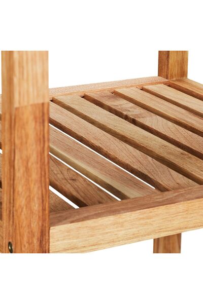 Relaxdays Universal shelf, 4-tier shelf, wood, , 110 x 35 x 35 cm