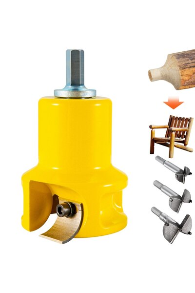VEVOR Freză de tenon, Diametru: 38 mm, Material: aluminiu și oțel, Culoare: r...