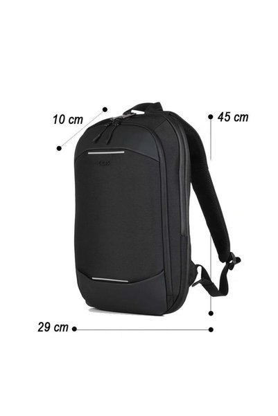 ÇÇS Μαύρο-Μαύρο Unisex σακίδιο πλάτης Ccs London 31304 Τσάντα