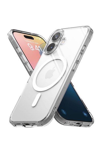 OEM Husă de protecție, MagSafe, Compatibilă cu iPhone 16, Transparentă